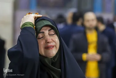 حرم مطهر رضوی در شب نیمه شعبان
