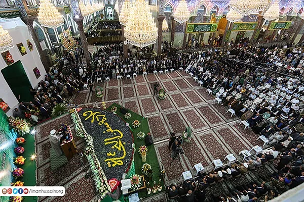 إجتماع قادة وممثلي الأديان للمجتمع العراقي في كربلاء