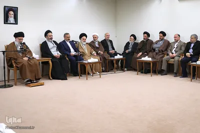 دیدار جمعی از دست‌اندرکاران و کارگزاران حج با حضرت آیت‌الله خامنه‌ای، رهبر معظم انقلاب اسلامی
