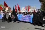 راهپیمایی نمازگزاران زنجانی علیه جنایات آل سعود