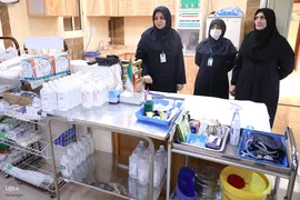 بازدید سرپرست حجاج ایرانی از مرکز پزشکی هلال احمر در مدینه