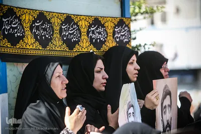 مراسم تشییع پیکر شهید محسن حججی در تهران