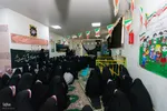 آیین استقبال از پیکر شهید گمنام در دبستان کمائی اصفهان