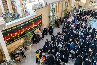 حسینیه ایران؛ مجلس روضه امام حسین(ع) در خانه موزه مدرس