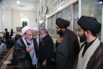 مراسم چهلمین روز شهادت جهادگر انقلابی و خادم قرآنی حجت‌الاسلام سید مهدی تقوی