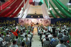 مراسم زنگ دانش آموز شهید در گلزار مطهر شهدا