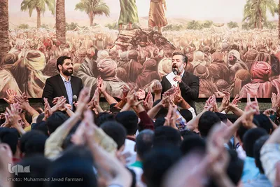جشن عید غدیر در محله باغ فیض تهران