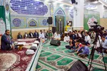 محفل انس با قرآن و عمامه‌گذاری طلاب در اهواز 