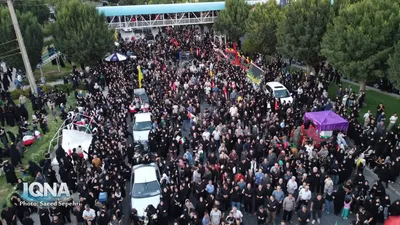 مراسم جاماندگان اربعین حسینی در ملایر