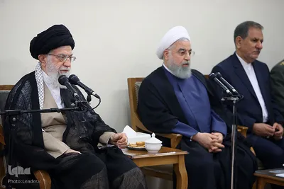 دیدار رئیس‌جمهور و اعضای هیئت دولت با رهبر معظم انقلاب