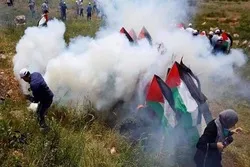 Zionist Regime Forces Attack Palestinians Marking Nakba Day