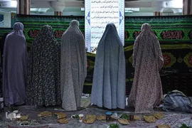 مراسم اعتکاف بانوان در مسجد باغستانی
