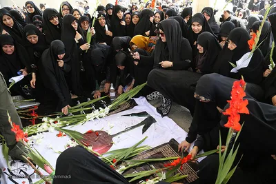تشییع شهید گمنام در سوهانک تهران