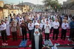 اقامه نماز عید فطر در محله منبع آب اهواز 