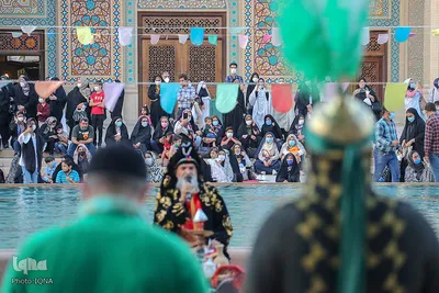 اجرای تعزیه شهادت حضرت احمدبن موسی شاهچراغ(ع)