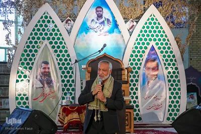 مراسم گرامیداشت شهید محسن جعفری از شهدای مدافع امنیت - شیراز