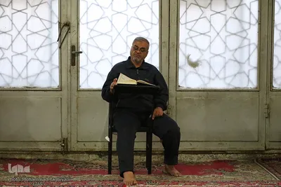 آیین معنوی اعتکاف در مصلی کرج
