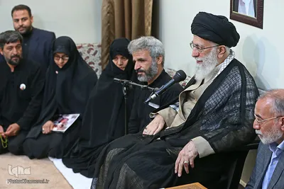 دیدار خانواده شهید محسن حججی با رهبر انقلاب
