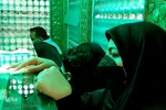 آئین وداع با پیکر شهید عبدالله اسکندری در حرم شاهچراغ(ع)