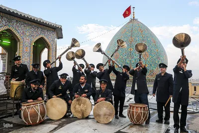 لحظه تحویل سال ۱۴۰۳ در حرم حضرت شاهچراغ(ع)
