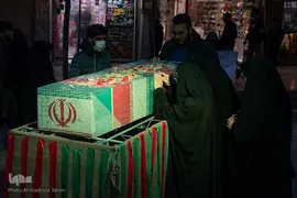 مراسم وداع با پیکر پاک شهدای ۸ سال دفاع مقدس در اصفهان‎‎