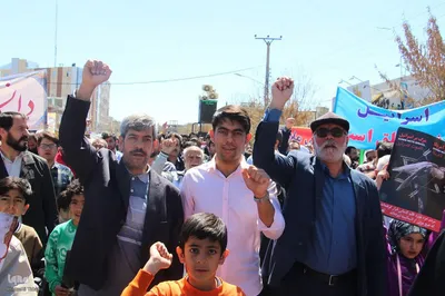حضور پرشور ملایری‌ها در راهپیمایی روز قدس‎