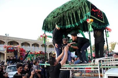عزاداری سنتی روز اربعین در امامزاده سید جعفر محمد(ع) یزد