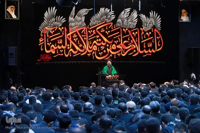 مراسم عزاداری اباعبدالله الحسین (ع) در محله باغ فیض