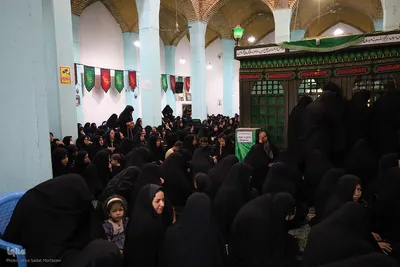 مراسم شیرخوارگان حسینی در امامزاده سیدمحسن(ع) تیرانچی