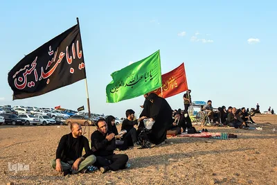 عزاداری تاسوعای حسینی در کویر «خوریان» سمنان