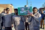 تشییع پیکر محیط بان ملایری