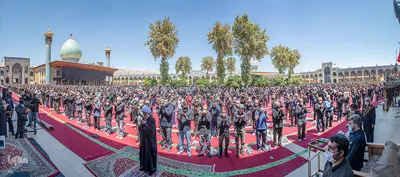 عزاداری ظهر عاشورا در حرم شاهچراغ(ع)