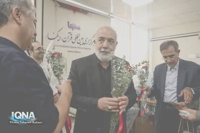 حضور محمدرضا پورمعین رئیس جمعیت قرآنی استان تهران