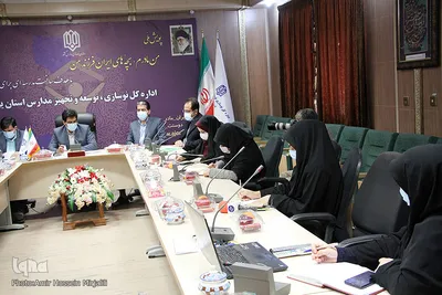 نشست خبری مدیرکل نوسازی مدارس استان یزد‎