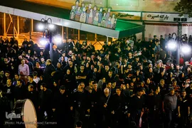 دسته های عزاداری در میدان منیریه تهران