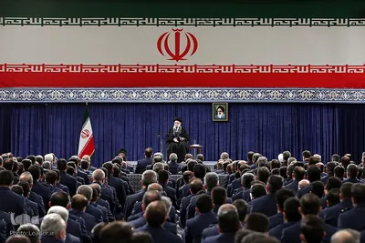 دیدار جمعی از فرماندهان و کارکنان نیروی هوایی و پدافند هوایی ارتش با رهبر انقلاب اسلامی