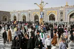 تشییع پیکر شهید حجت الاسلام محمد اصلانی در حرم مطهر رضوی
