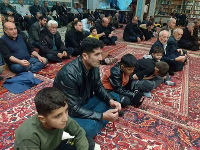مراسم عزاداری شب شهادت حضرت فاطمه زهرا(س) در اهر