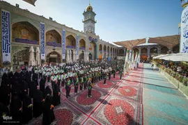 تجدید بیعت خادمان حرم مطهر امام علی در عید غدیر خم