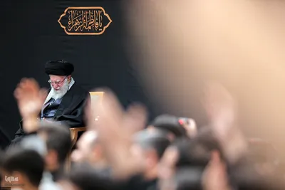 اولین شب مراسم عزاداری شهادت حضرت زهرا(س) با حضور رهبر معظم انقلاب