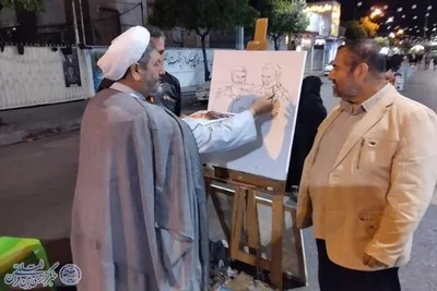 موج پنجاه و هفتمین شب اجتماع مردم  بابلسر  در  میدان شهدای بیت المقدس
