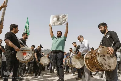 تشییع و تدفین دو نفر از جانباختگان حادثه متروپل