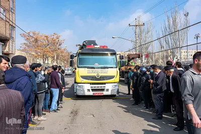 سقوط هواپیمای جنگی در تبریز