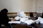 تولید ماسک و لباس بیمارستانی توسط جهاددانشگاهی آذربایجان شرقی