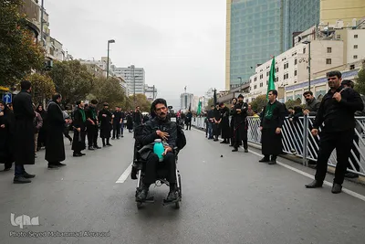 مراسم اربعین حسینی در جوار حرم مطهر رضوی