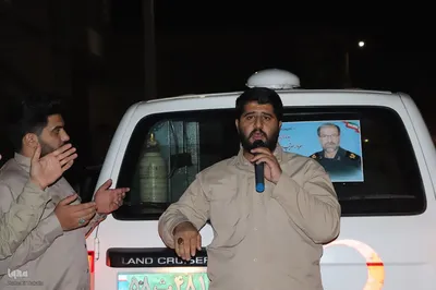 وداع با پیکر جانباز شهید منوچهر بخشنده‎