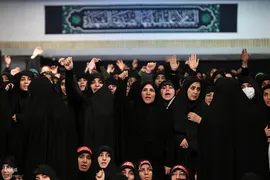مراسم عزاداری شب شهادت حضرت ‌زهرا سلام‌الله‌علیها در حسینیه امام خمینی(ره)