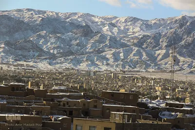 نخستین برف زمستانی در خراسان‌جنوبی