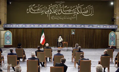 آخرین دیدار رئیس‌جمهور و هیئت دولت دوازدهم با رهبر انقلاب