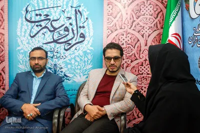 حامد شاکرنژاد قاری بین المللی قرآن و احمد سراج معاون فرهنگی شهرداری اهواز 